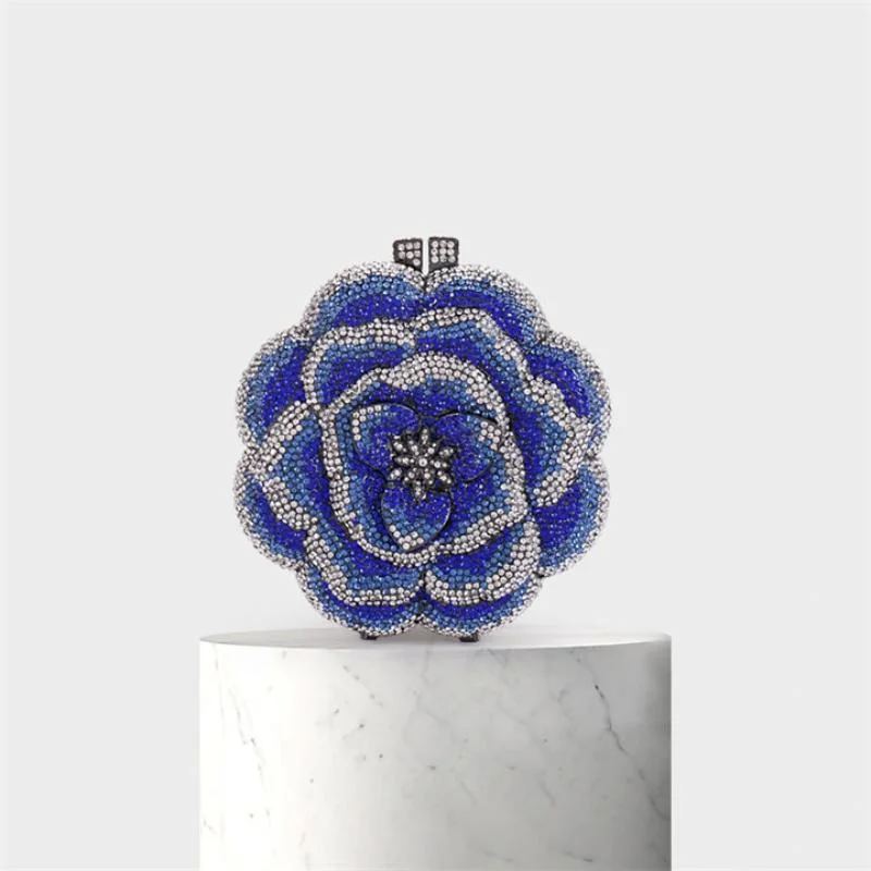 SHG118 Crystal Clutch Bag