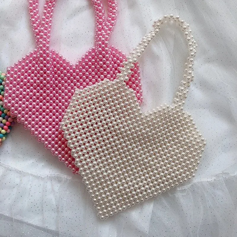 SHG104 Pearl Beaded Bag