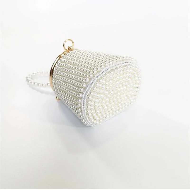 SHG168 Pearl Beaded Evening Bag