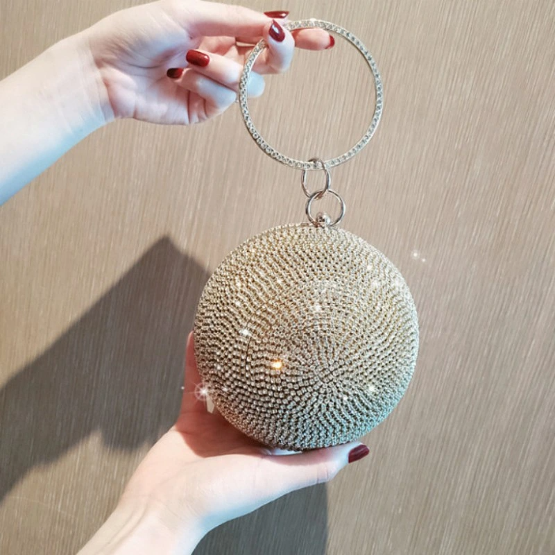 SHG193 Ball Shaded Evening Crystal Bag