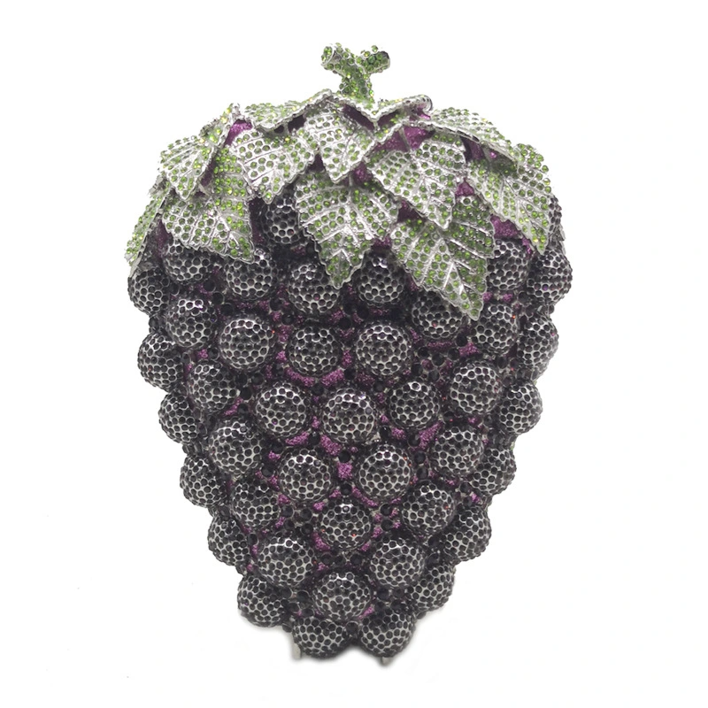SHG195 Fruit-Shaped Rhinestone Evening Bag
