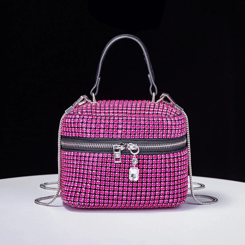 SHG140 Rhinestone Diamond Handbag