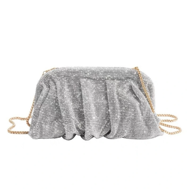 SHG240 Dumpling Shape Clutch Bag