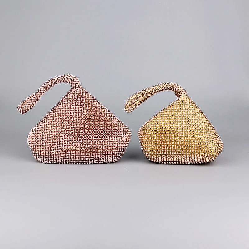 SHK0077 Aluminum Diamond Evening Bag