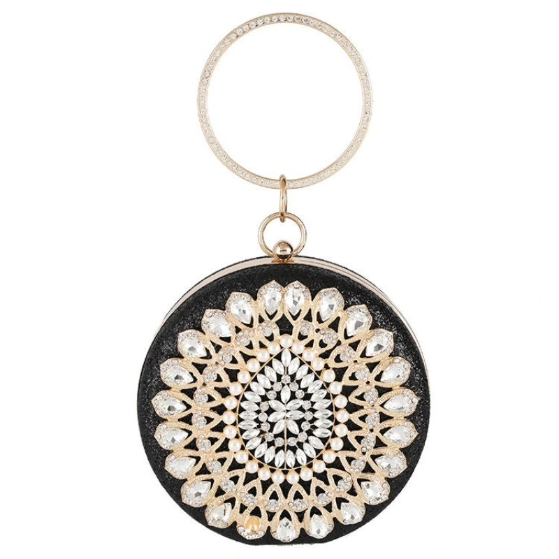 SHK0059 Pearl Rhinestone Evening Bag
