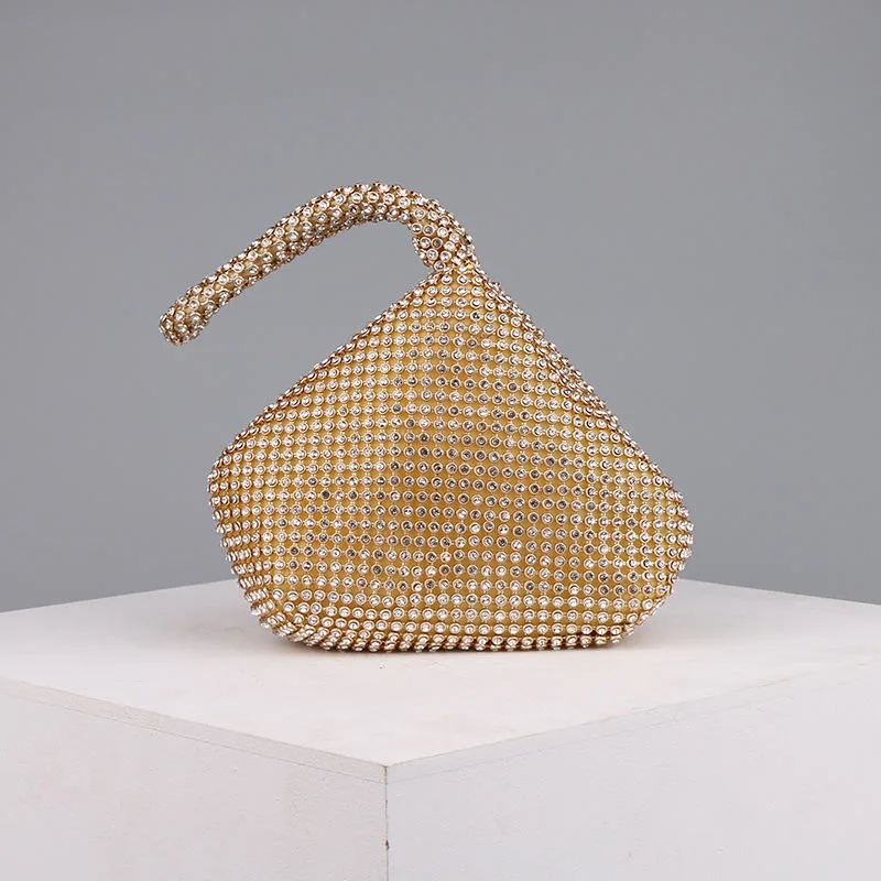 SHK0077 Aluminum Diamond Evening Bag
