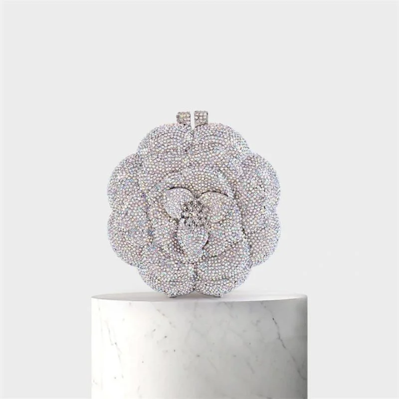 SHG118 Crystal Clutch Bag