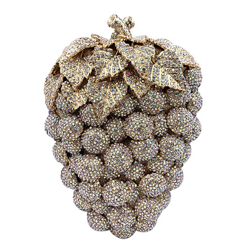 SHG195 Fruit-Shaped Rhinestone Evening Bag
