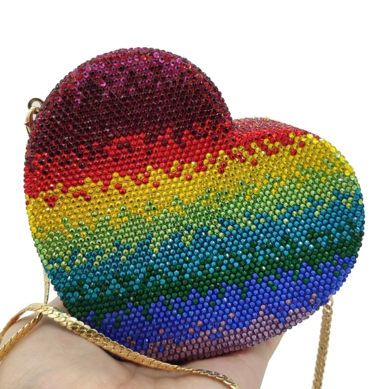 SHG197 Heart Evening Bag
