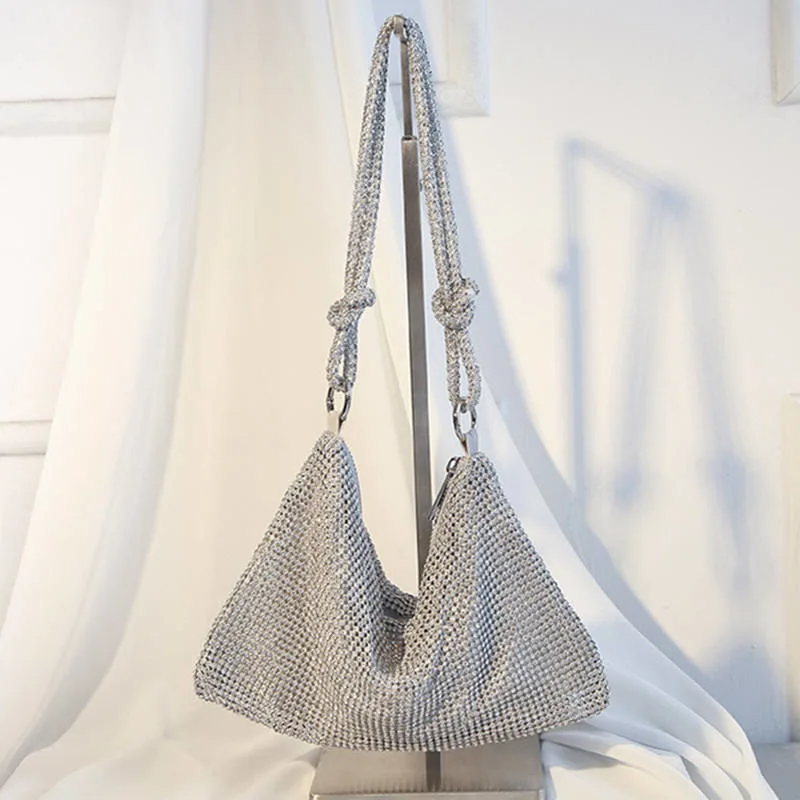 220629 Rhinestone Bezel Evening Bag