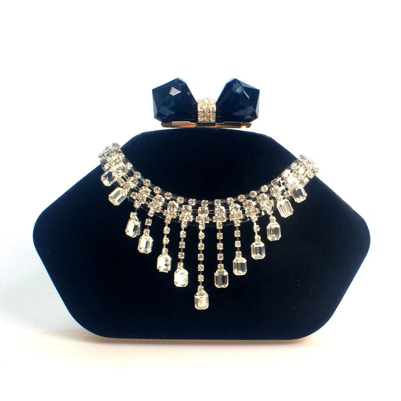 SHG136 Rhinestone Evening Bag