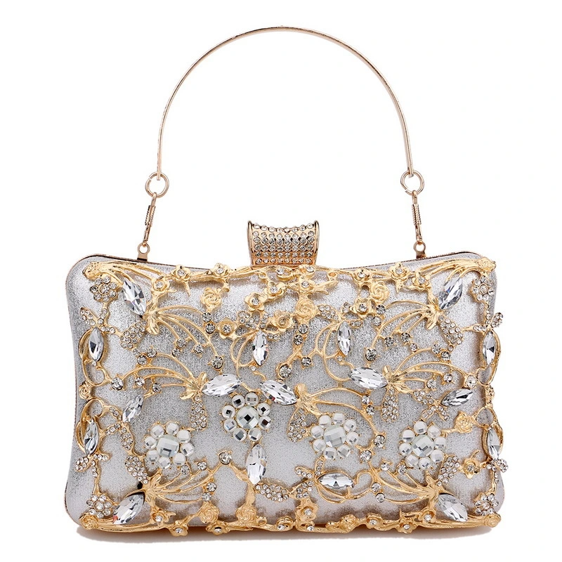 SHK0031 Diamond-Encrusted Evening Clutch Bag