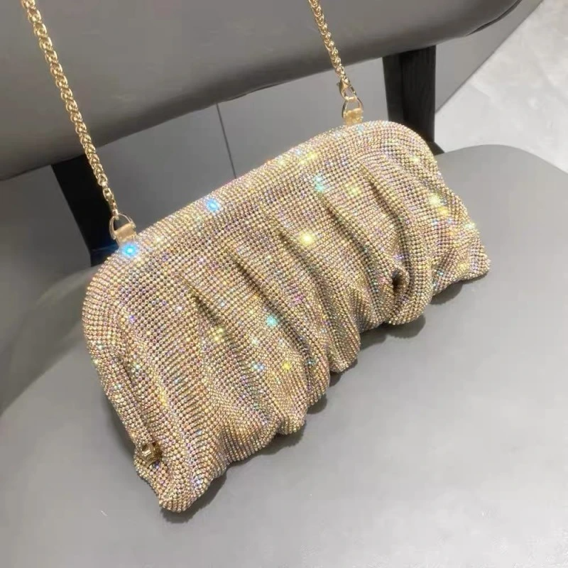 SHG240 Dumpling Shape Clutch Bag