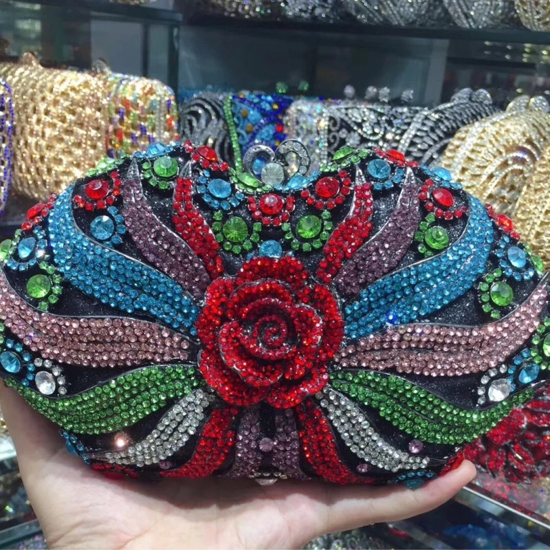 SHG182 Rhinestone Evening Bag