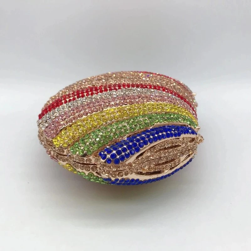 SHG083 Shell Diamond Rhinestone Crystal Evening Bag