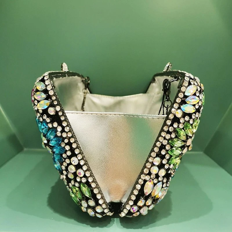 SHG149 Rhinestone Crystal Evening Bag