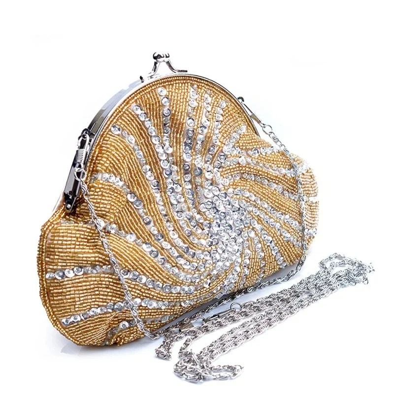 SHG145 Rhinestone Clutch Bag