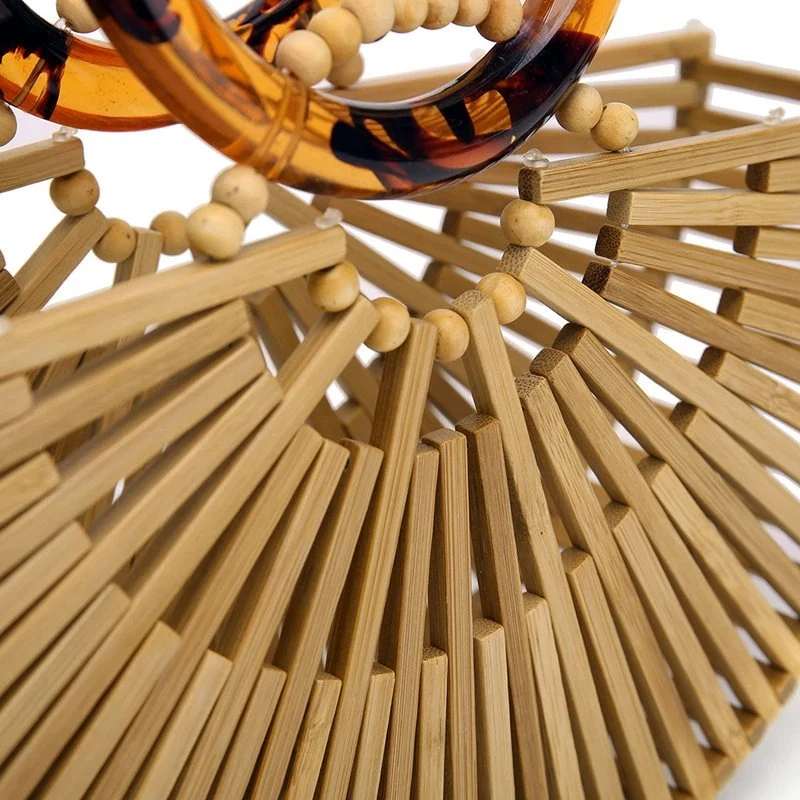 SHG144 Acrylic Bamboo Bag