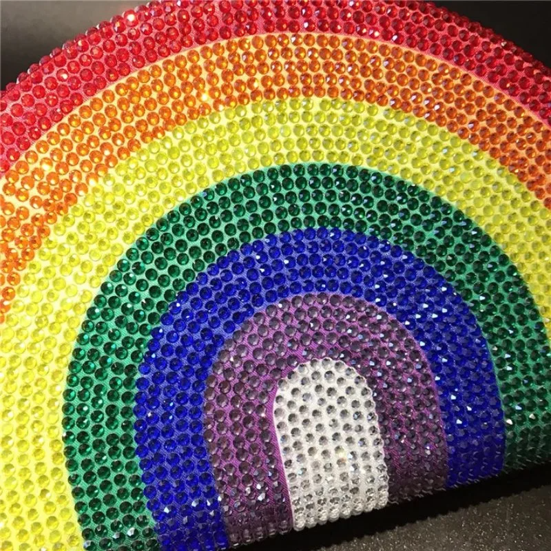 SHG077 Crystal Clutch Evening Bag