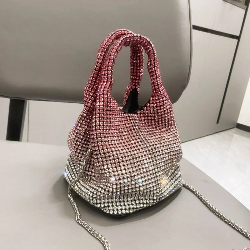 SHG235 Diamond Bucket Handbag