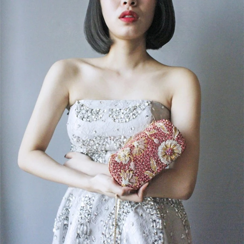 SHG117 Rhinestone Evening Bag