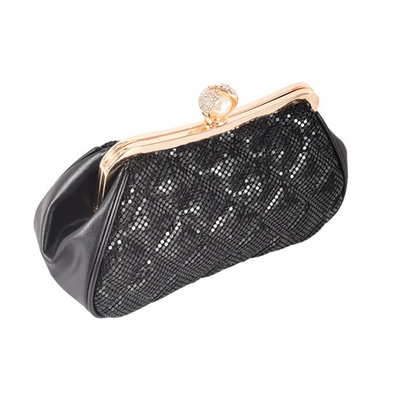 231125 Aluminium Checkered Dinner Bag