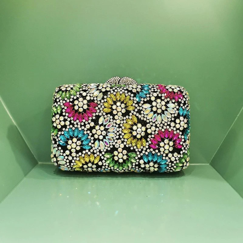 SHG149 Rhinestone Crystal Evening Bag