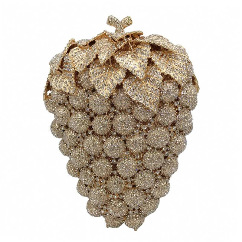 SHG195 Fruit-Shaped Rhinestone Evening Bag