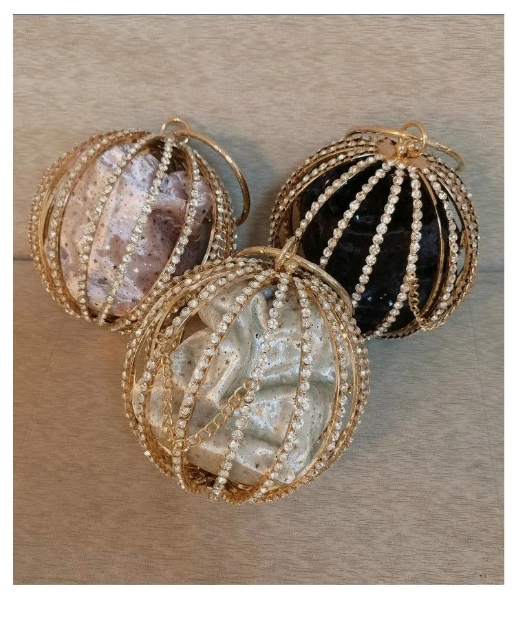 SHG159 Crystal Round Ball Bag