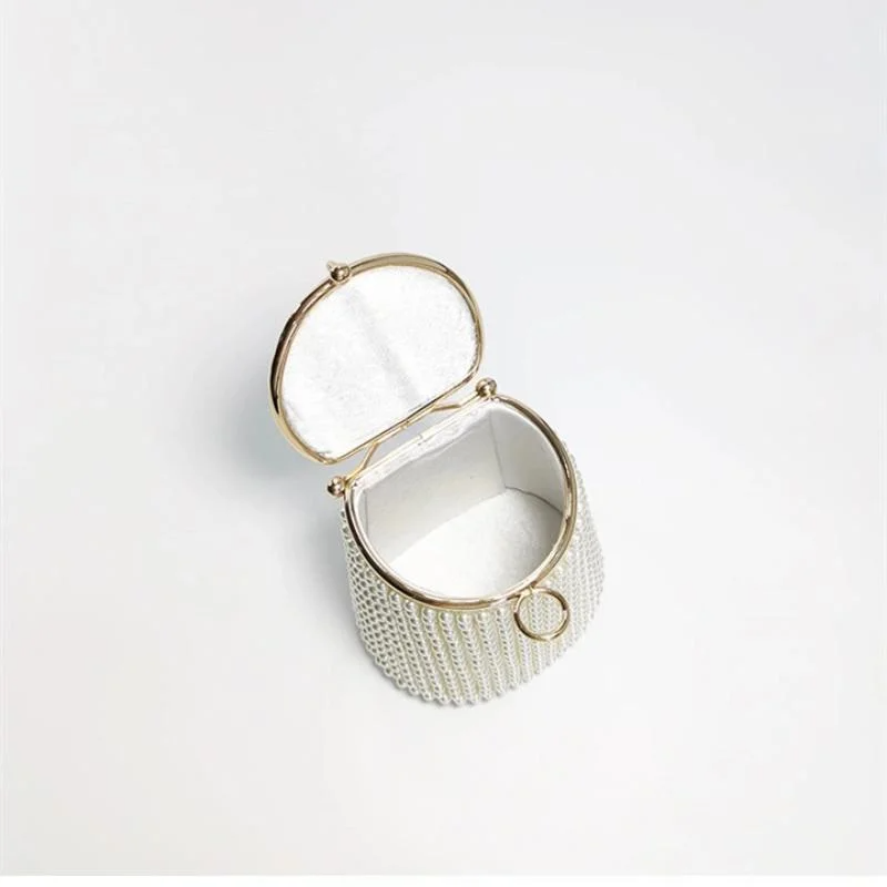 SHG168 Pearl Beaded Evening Bag