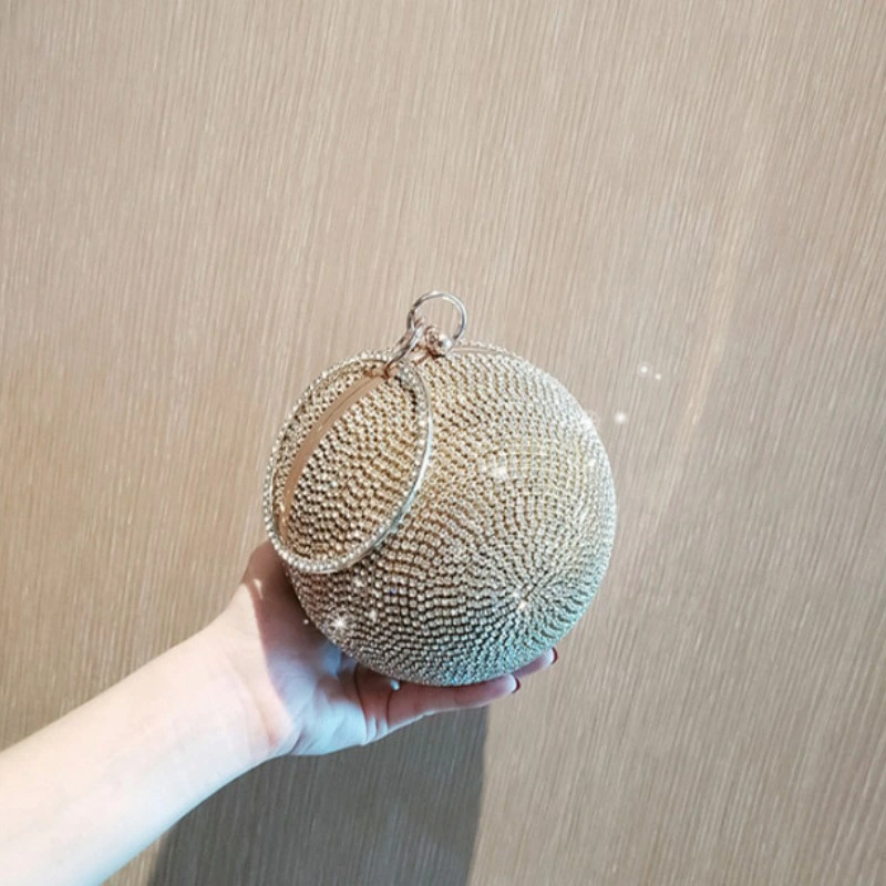 SHG193 Ball Shaded Evening Crystal Bag