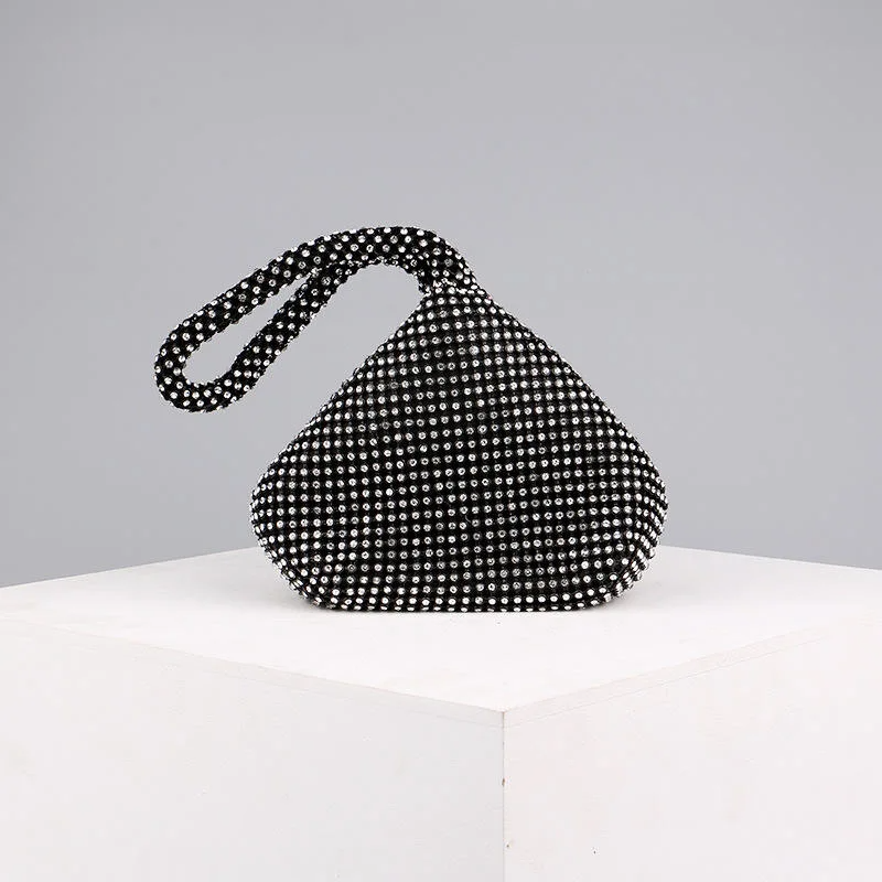 SHK0077 Aluminum Diamond Evening Bag