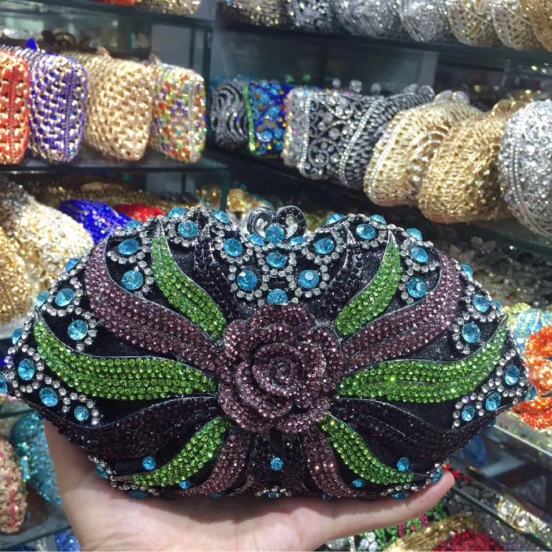 SHG182 Rhinestone Evening Bag