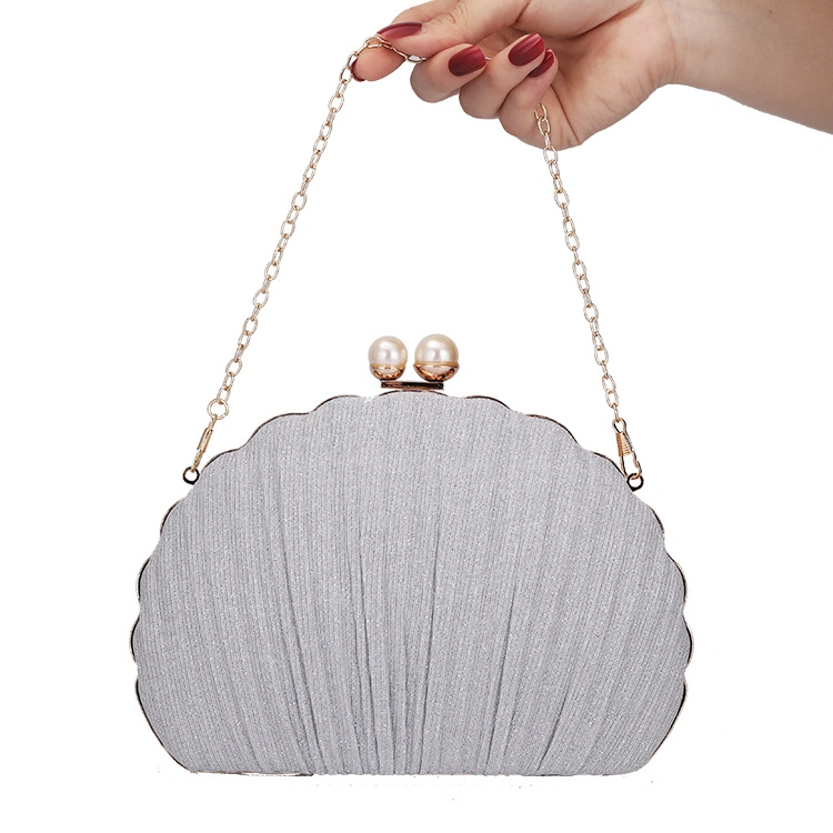 SHK0033 Shell Shape Clutch Evening Bag