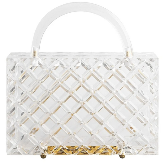 SHG081 Acrylic Transparent Clutch Bag