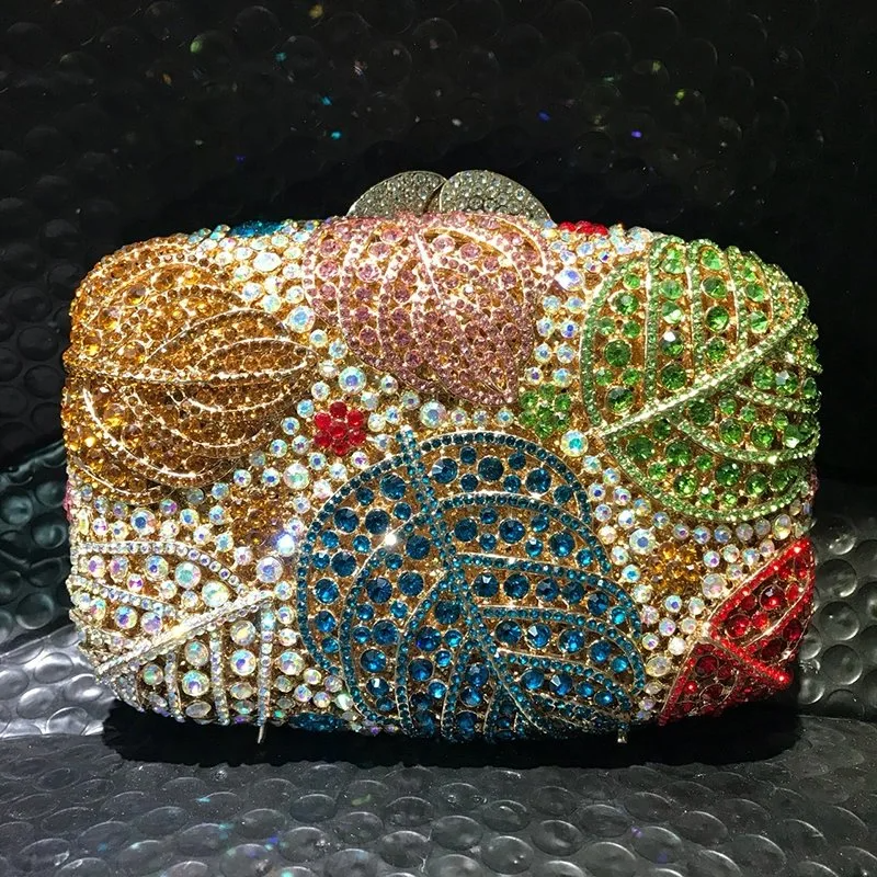 SHG128 Rhinestone Clutch Bag