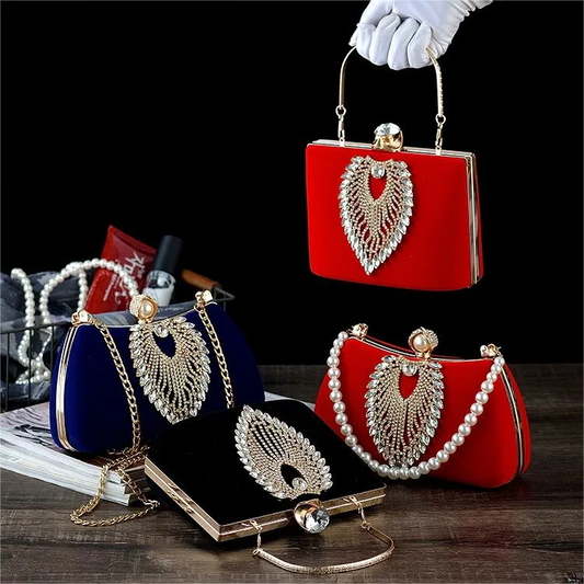 SHG245 Rhinestone Evening Bag