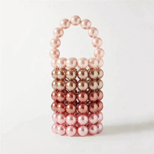 SHG175 Bead Pearl Evening Bag