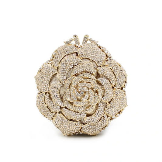 SHG220 Rose Rhinestones Bag