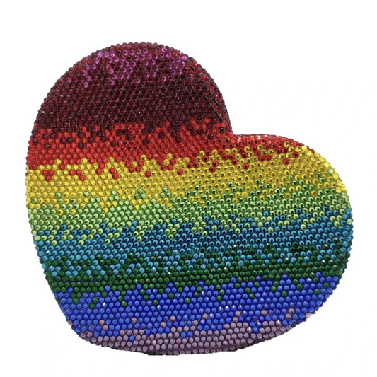 SHG197 Heart Evening Bag