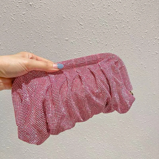 SHG240 Dumpling Shape Clutch Bag