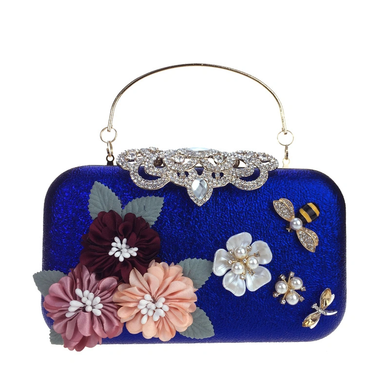 SHG212 Flower Bezel Diamond Evening Bag