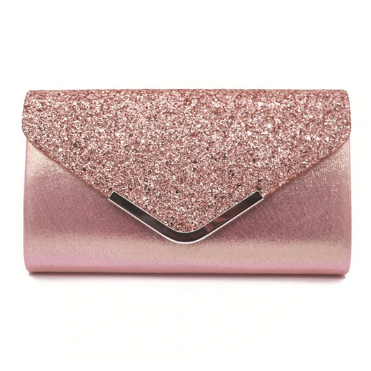 SHG251 PU Sequins Dinner Evening Bag Clutch