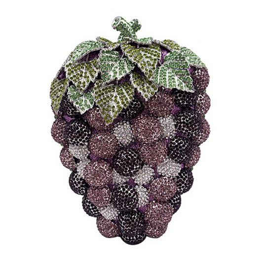 SHG195 Fruit-Shaped Rhinestone Evening Bag
