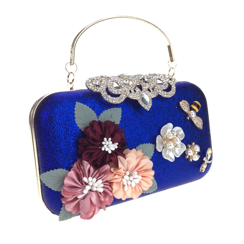 SHG212 Flower Bezel Diamond Evening Bag