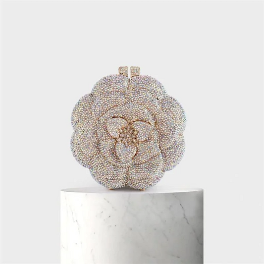 SHG118 Crystal Clutch Bag