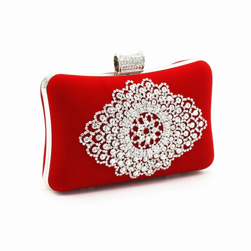 SHG277 Diamond Flower Evening Bag