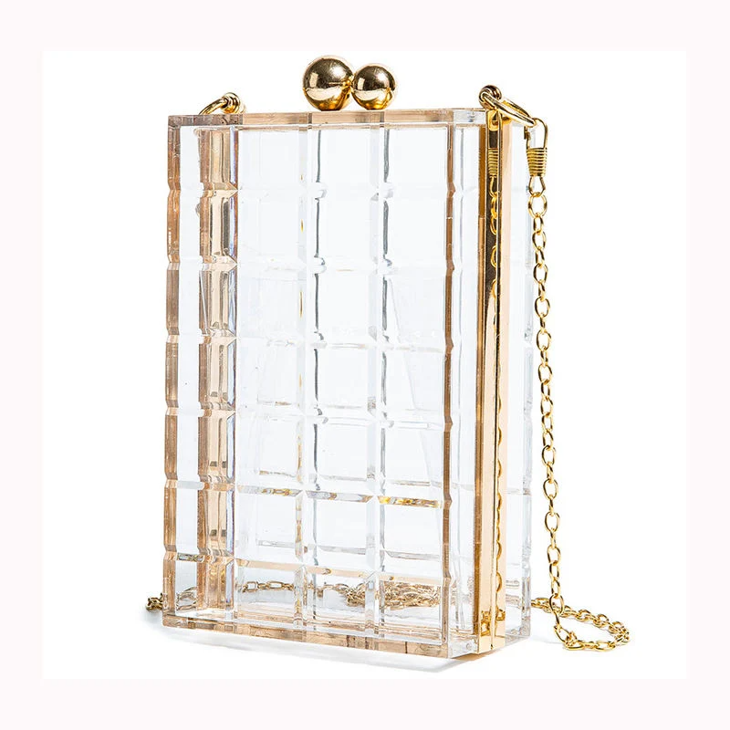 230713 Acrylic Transparent Evening Bag