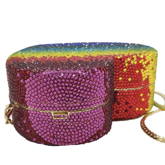 SHG197 Heart Evening Bag