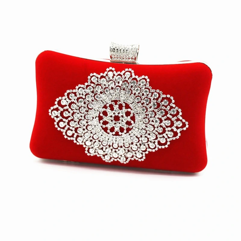 SHG277 Diamond Flower Evening Bag